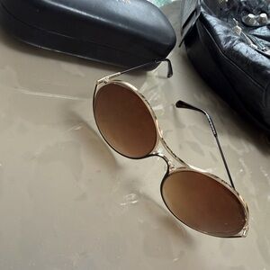 BALMAIN BL2520B C01 GOL WOMEN NEW AUTHENTIC FULL RIM SUNGLASSES FRAMES 52-18-143